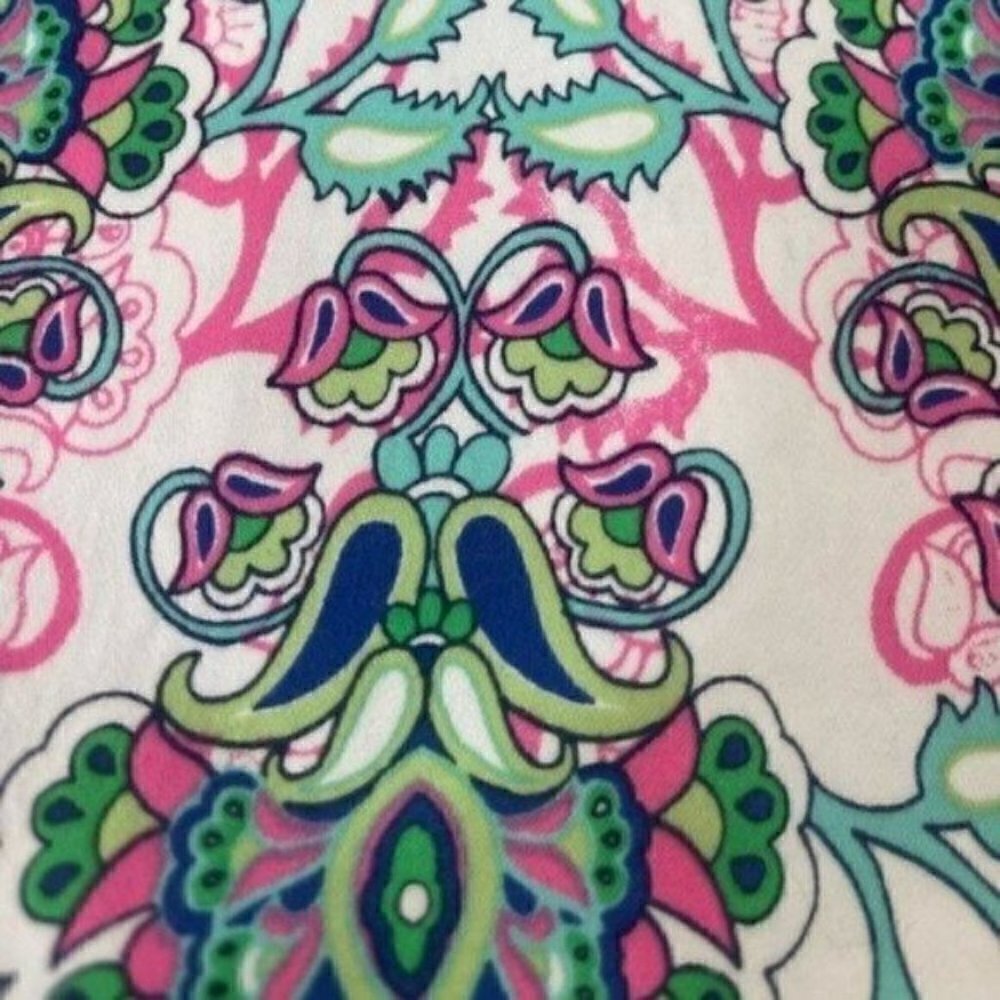 Artisan NY Paisley Floral Sleeveless Dress size 4 cotton spandex - Picture 8 of 11
